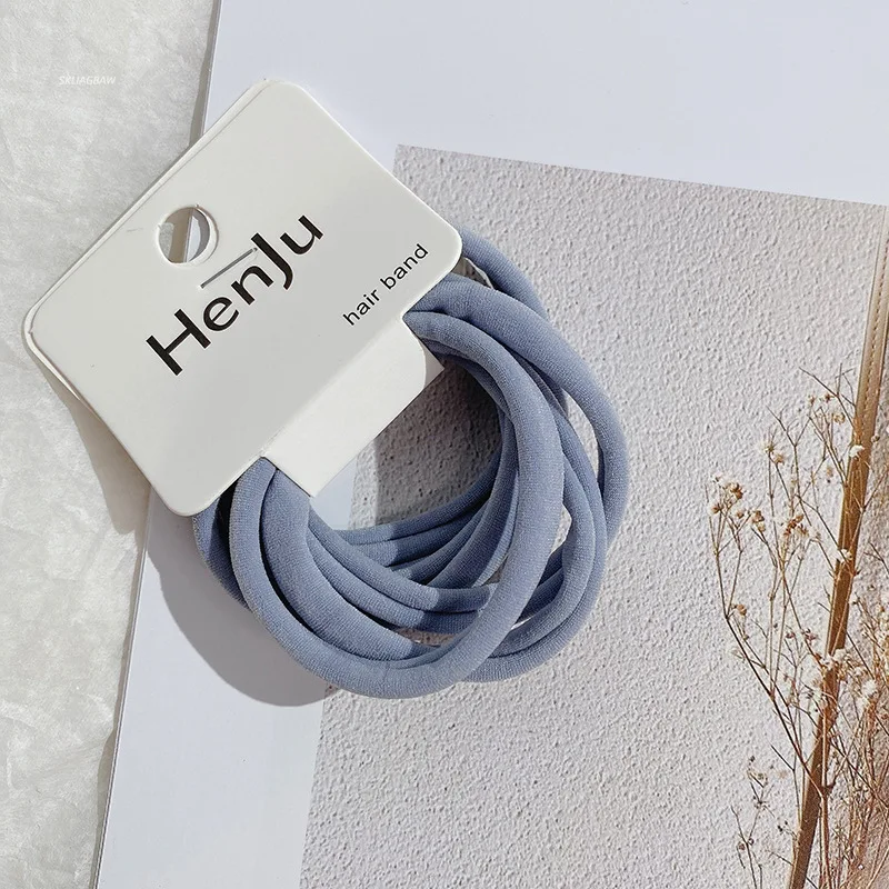 6PCS Elastic Hair Band Women Hair Rubber Bands Simplicity Colorful Solid Color High Elasticity Hair Ties Girls Hair Accessories
6PCS Elastic Hair Band Women Hair Rubber Bands Simplicity Colorful Solid Color High Elasticity Hair Ties Girls Hair Accessories