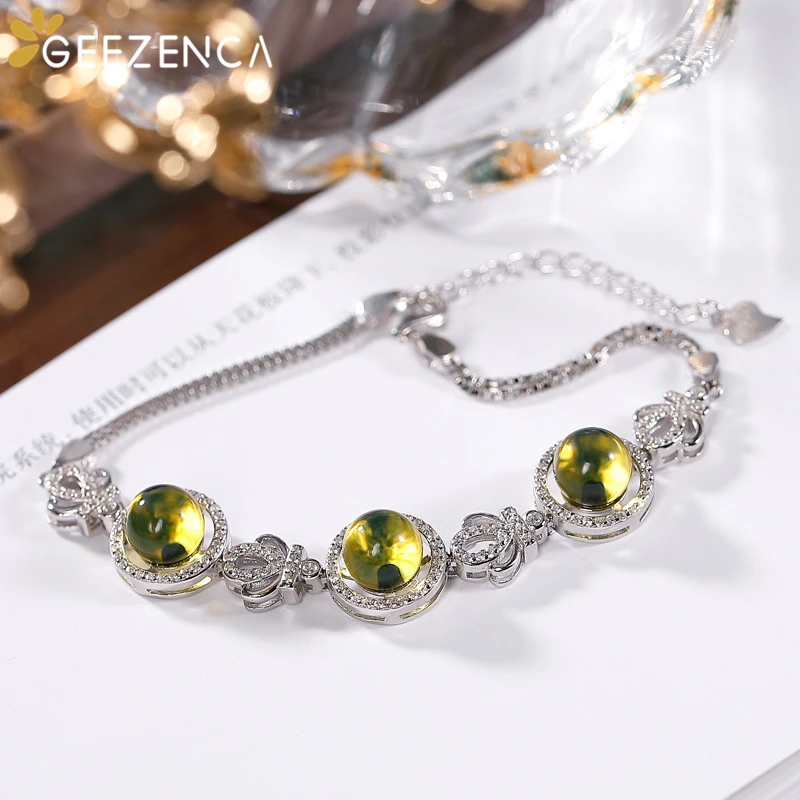 Natural Mexican Blue Amber S925 Silver Bracelet For Women Zircon Crown Luxurious Elegant Trendy Bangle Bracelets Fine Jewel Gift
Natural Mexican Blue Amber S925 Silver Bracelet For Women Zircon Crown Luxurious Elegant Trendy Bangle Bracelets Fine Jewel Gift