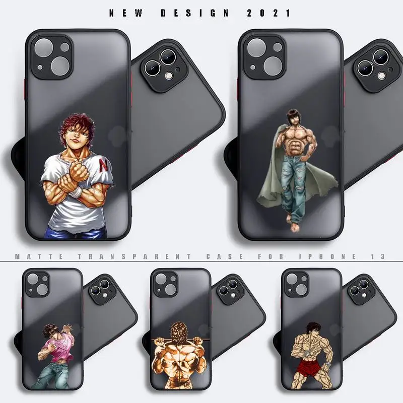 Baki hanma manga Phone Case for iphone 13 12 XS 11 pro max mini SE 2020 7 8 plus X XR case matte transparent coque funda
Baki hanma manga Phone Case for iphone 13 12 XS 11 pro max mini SE 2020 7 8 plus X XR case matte transparent coque funda