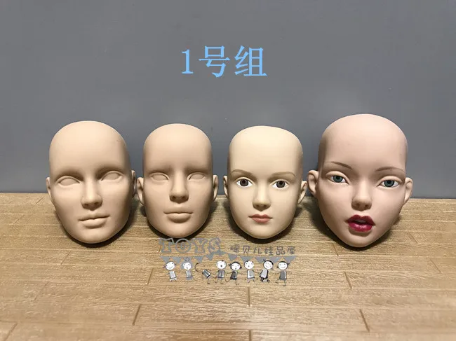 Новая партия из 3 объемных кукол одна голова 4 точки 6 точек куклы практика макияж