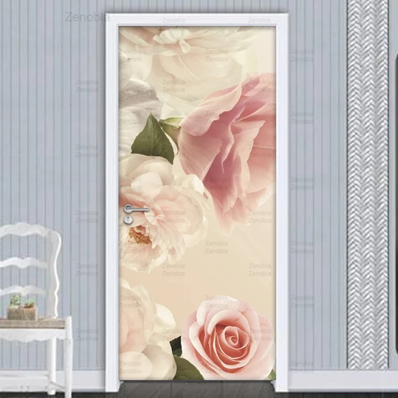Creative Pvc Wallpaper Door Sticker Pink Rose Flower Self Adhesive Print Mural Diy Decal Renew Art Picture Home Decor Girls Room
Creative Pvc Wallpaper Door Sticker Pink Rose Flower Self Adhesive Print Mural Diy Decal Renew Art Picture Home Decor Girls Room
