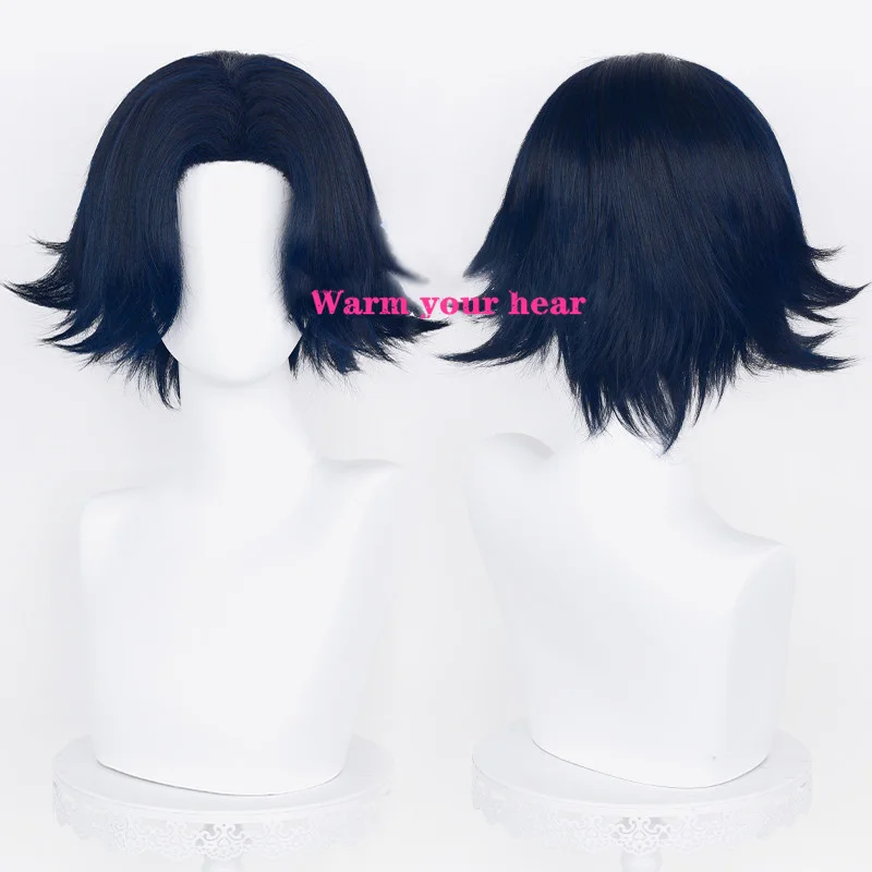 Anime Tokyo Revengers Kakucho Blue Black Short 30cm Cosplay Wigs Heat Resistant Synthetic Hair Halloween Wigs + a wig cap
Anime Tokyo Revengers Kakucho Blue Black Short 30cm Cosplay Wigs Heat Resistant Synthetic Hair Halloween Wigs + a wig cap