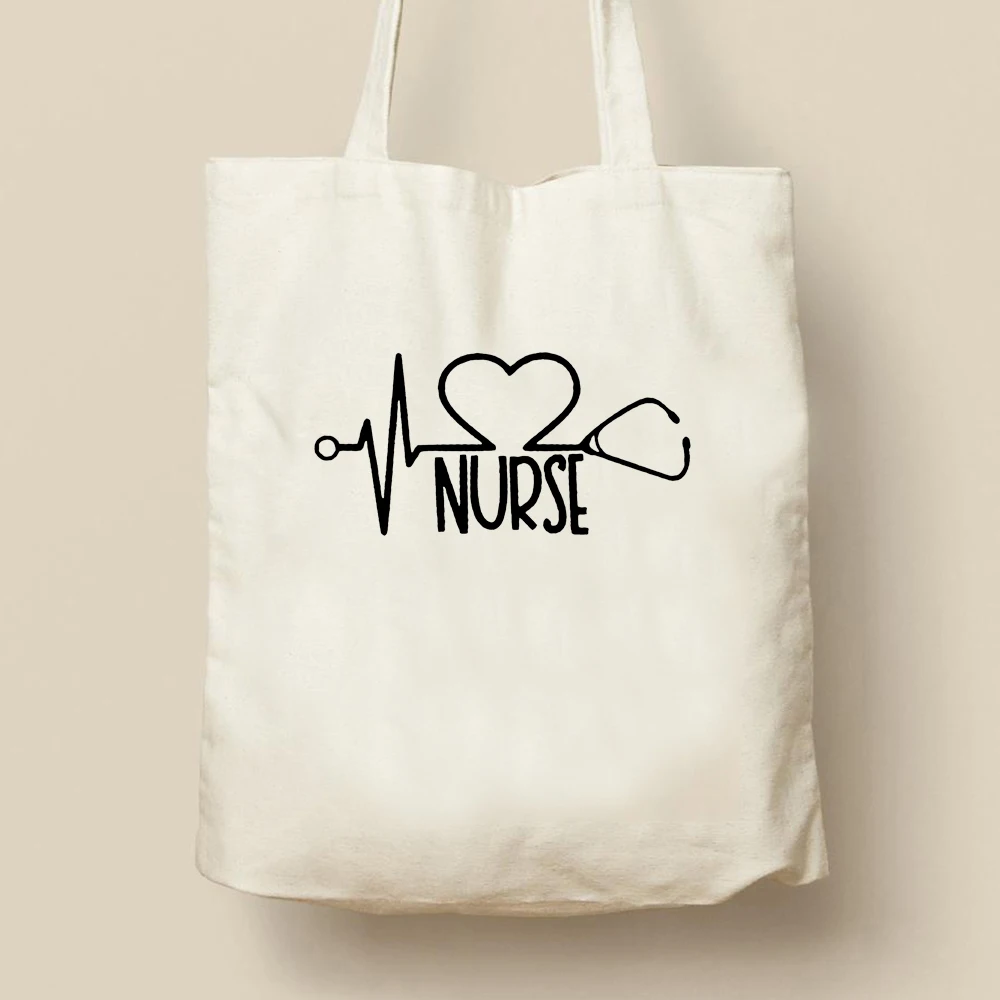 Nurse Canvas Tote Bag Gift for Nurse Nursing Printed Work Bag Women Lady Fashion Beach Bag Handbags Shopping Bag
Nurse Canvas Tote Bag Gift for Nurse Nursing Printed Work Bag Women Lady Fashion Beach Bag Handbags Shopping Bag