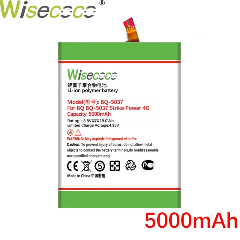 Wisecoco BQS5037 5000 мА/ч, Батарея для BQS 5037 BQ-5037 Strike Мощность 4G телефон Встроенный Батарея Замена
Wisecoco BQS5037 5000 мА/ч, Батарея для BQS 5037 BQ-5037 Strike Мощность 4G телефон Встроенный Батарея Замена