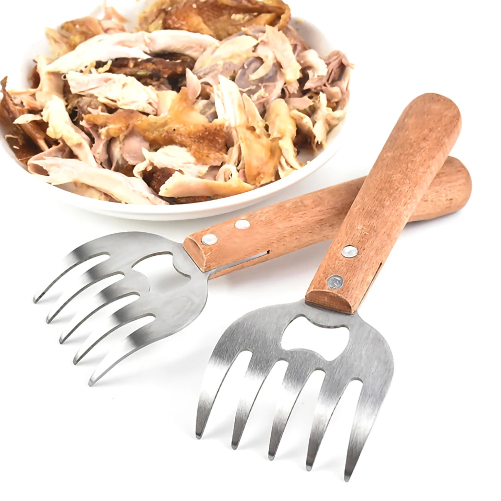 2pcs Meat Claws Meat Remover BBQ Pulled Pork Meat Shredder Bear Claws Stainless Steel Meat Handler Barbecue Tools Wholesale
2pcs Meat Claws Meat Remover BBQ Pulled Pork Meat Shredder Bear Claws Stainless Steel Meat Handler Barbecue Tools Wholesale