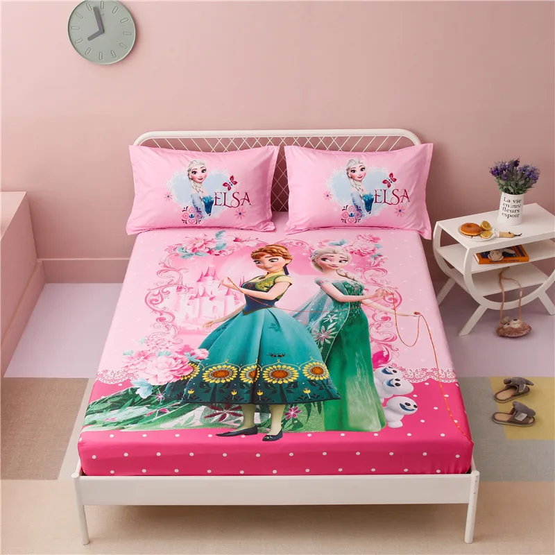 Disney 100% Cotton Bed Sheet Cartoon Children's Fitted Sheets Frozen Elsa and Anna Twin Queen Full Twin Size Bed Sheet
Disney 100% Cotton Bed Sheet Cartoon Children's Fitted Sheets Frozen Elsa and Anna Twin Queen Full Twin Size Bed Sheet