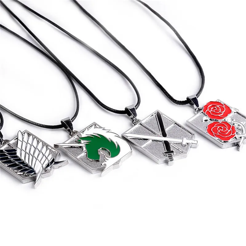 Attack On Titan Necklace Anime Eren Key Shingeki No Kyojin Pendant Necklace Wings Of Liberty Badge Necklace Cosplay Gift 12pcs
Attack On Titan Necklace Anime Eren Key Shingeki No Kyojin Pendant Necklace Wings Of Liberty Badge Necklace Cosplay Gift 12pcs