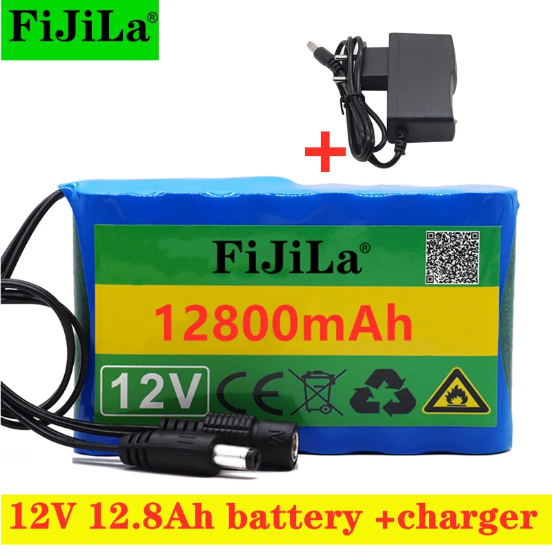 2021 New 18650 Li-Ion Battery Portable Rechargeable Battery DC 12 V 12.6 V 12800mAh Battery/12.6V Battery Pack +12.6V1A Charger
2021 New 18650 Li-Ion Battery Portable Rechargeable Battery DC 12 V 12.6 V 12800mAh Battery/12.6V Battery Pack +12.6V1A Charger