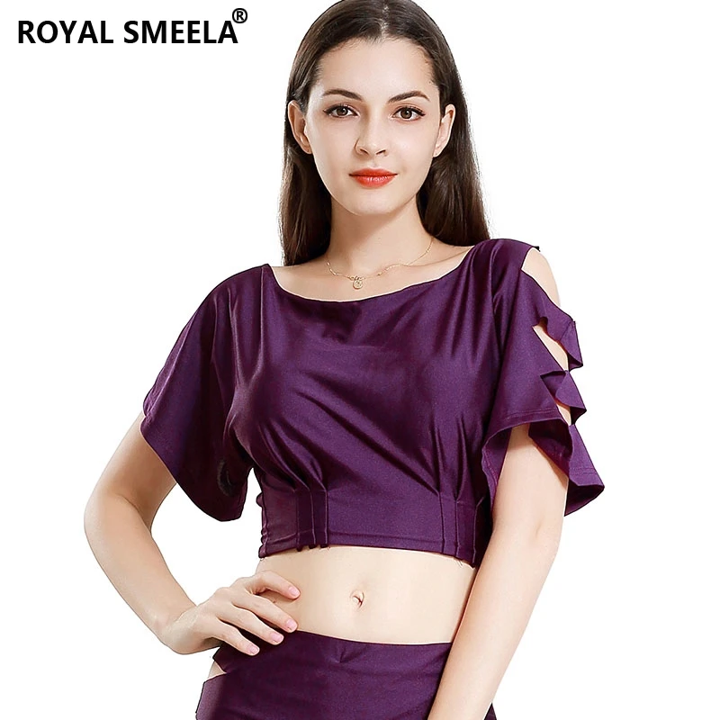 Women short belly dance top dancer crop Top Belly Dancing Training Clothes Blouse sexy hollow Practice Tops belly dance costume
Women short belly dance top dancer crop Top Belly Dancing Training Clothes Blouse sexy hollow Practice Tops belly dance costume