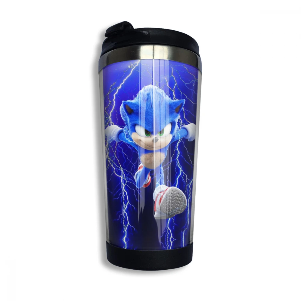 Дорожная кофейная кружка Sonic, отличный подарок на день рождения, идея для него или ее, кружка из нержавеющей стали 
Дорожная кофейная кружка Sonic, отличный подарок на день рождения, идея для него или ее, кружка из нержавеющей стали