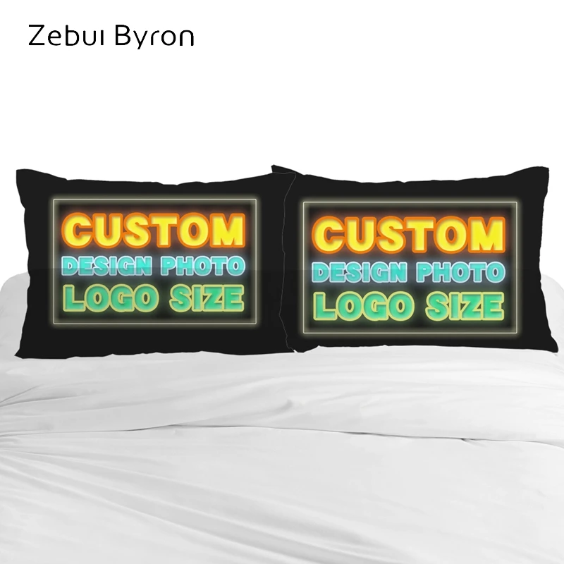 3D Pillow Case Custom design/photo/Logo,2 PCS Pillowcase 50x70/50x75/45x45,Decorative Pillow Cover Bedding drop ship
3D Pillow Case Custom design/photo/Logo,2 PCS Pillowcase 50x70/50x75/45x45,Decorative Pillow Cover Bedding drop ship