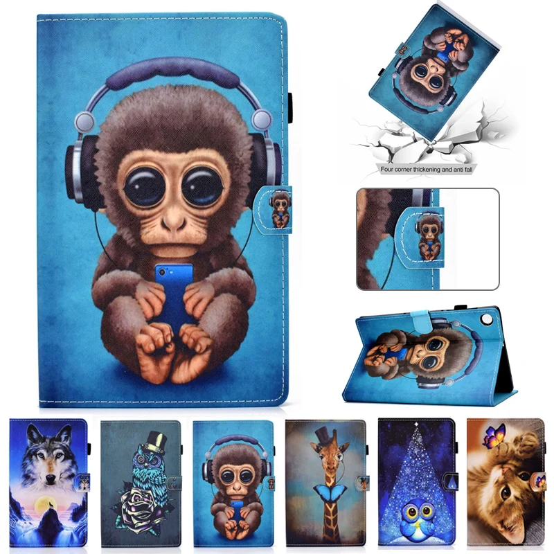Etui For Lenovo Tab M10 FHD Plus Case 10.3 Monkey Wolf Tiger Painted Tablet Cover For Lenovo M10 Plus Case Funda tb x606f x606x 
Etui For Lenovo Tab M10 FHD Plus Case 10.3 Monkey Wolf Tiger Painted Tablet Cover For Lenovo M10 Plus Case Funda tb x606f x606x