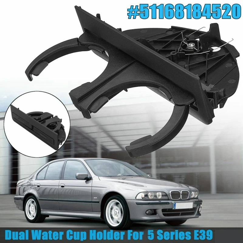 Black Rear Dual Drink Cup Holder for-BMW 525I 528I 530I 540I 5 Series E39 Retractable 51168184520
Black Rear Dual Drink Cup Holder for-BMW 525I 528I 530I 540I 5 Series E39 Retractable 51168184520