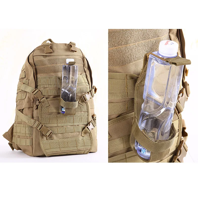 Outdoor Useful Nylon Tactical Hiking Molle Water Bottle Holder Belt Carrier Bags THJ99