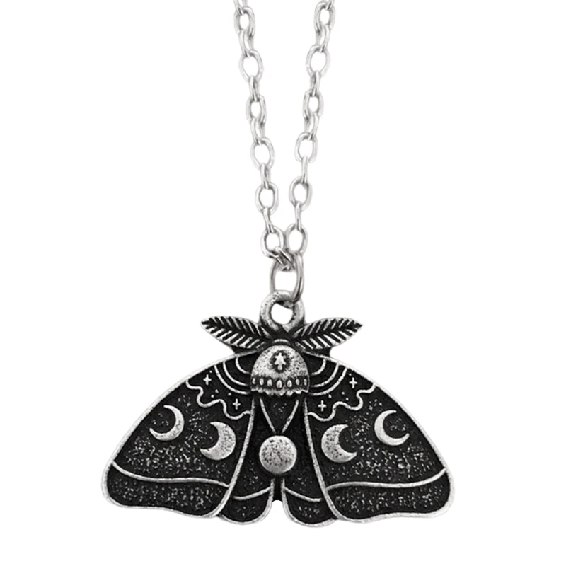 1pcs Moon Phase Luna Moth Pendant Necklaces Women Wedding Party Fashion New Jewelry Chain Statement Necklace Gifts Female Bijoux
1pcs Moon Phase Luna Moth Pendant Necklaces Women Wedding Party Fashion New Jewelry Chain Statement Necklace Gifts Female Bijoux
