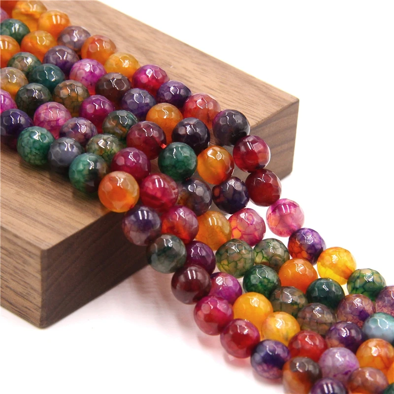 Free Shipping 15" Natural Stone Faceted Colorful Agates Round Loose Beads 6 8 10 mmPick Size For Jewelry
Free Shipping 15" Natural Stone Faceted Colorful Agates Round Loose Beads 6 8 10 mmPick Size For Jewelry