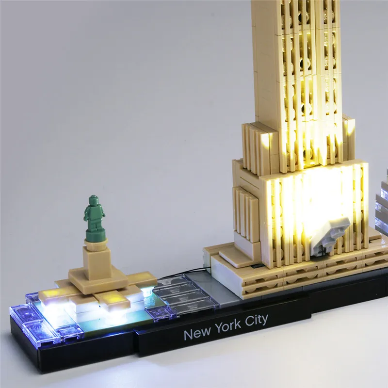 Light Set For NEW YORK Blocks Model Lamp Kit Compatible With LEGO 21028 Brand Toy (Only light included)
Light Set For NEW YORK Blocks Model Lamp Kit Compatible With LEGO 21028 Brand Toy (Only light included)