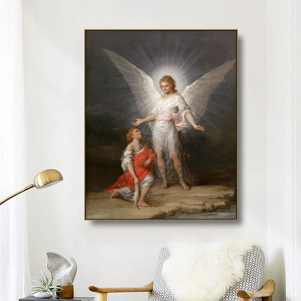 Cassisy Canvas Art Oil Painting《Tobias And The Angel》Goya Art Poster Picture Wall Decor Modern Home Decoration For Living room
Cassisy Canvas Art Oil Painting《Tobias And The Angel》Goya Art Poster Picture Wall Decor Modern Home Decoration For Living room