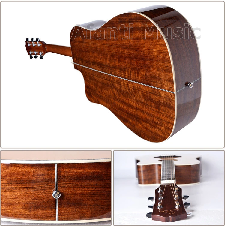 Высококачественная музыкальная Акустическая гитара Afanti 41 дюйм из твердой