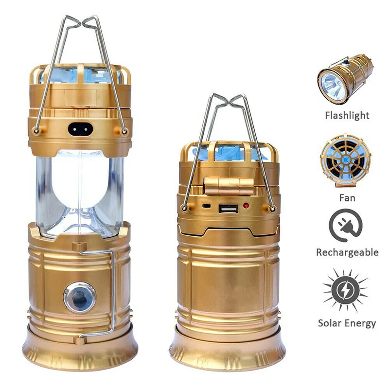 Rechargeable Portable Solar Lamp 6 In 1 Outdoor Camping LED Lamp Hanging Flash Lights With Fan Tent Lantern USB Emergency Lights
Rechargeable Portable Solar Lamp 6 In 1 Outdoor Camping LED Lamp Hanging Flash Lights With Fan Tent Lantern USB Emergency Lights