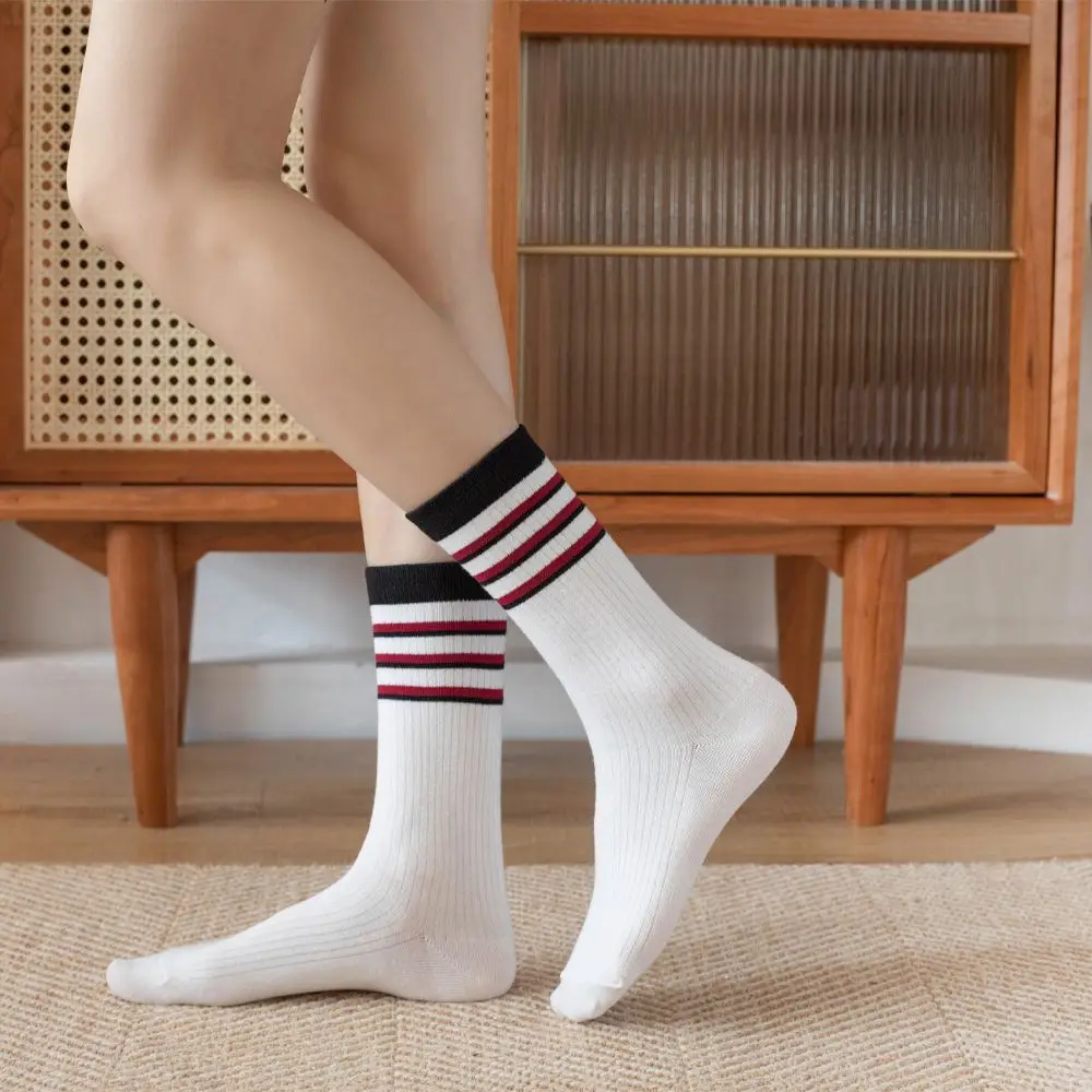 New Trendy Stripe Printed Socks Breathable Cotton Middle Tube Socks Sweet Streetwear Patchwork Hosiery For Women Girls
New Trendy Stripe Printed Socks Breathable Cotton Middle Tube Socks Sweet Streetwear Patchwork Hosiery For Women Girls