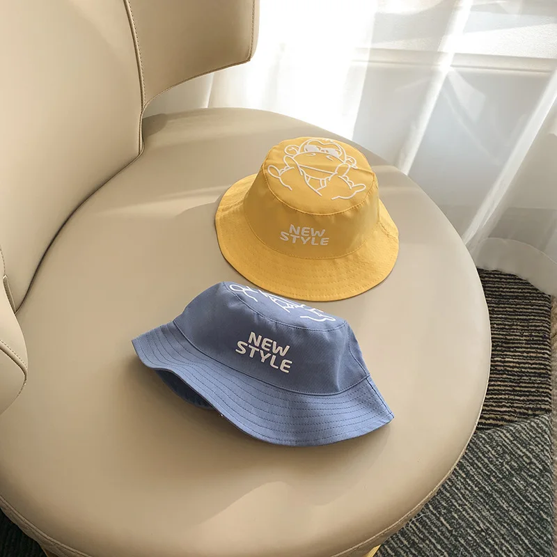 New Hat Children's Spring and Summer Cute Cartoon Embroidered Fisherman Hat Boys and Girls Outdoor Wild Beach Sun Hat Basin
New Hat Children's Spring and Summer Cute Cartoon Embroidered Fisherman Hat Boys and Girls Outdoor Wild Beach Sun Hat Basin