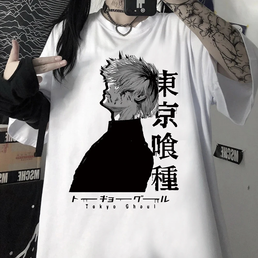 Hot Anime Tokyo Ghoul Graphic T-shirt Kawaii Unisex Short Sleeve Streetswear Oversized T-shirts
Hot Anime Tokyo Ghoul Graphic T-shirt Kawaii Unisex Short Sleeve Streetswear Oversized T-shirts