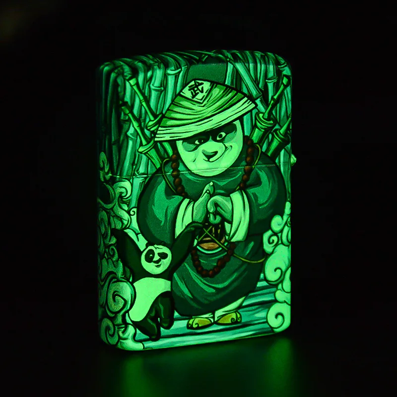 2021New productZORRO Glow-in-the-dark Kung Fu Cat Creative Lighter Pure copper color printed kerosene lighter
2021New productZORRO Glow-in-the-dark Kung Fu Cat Creative Lighter Pure copper color printed kerosene lighter