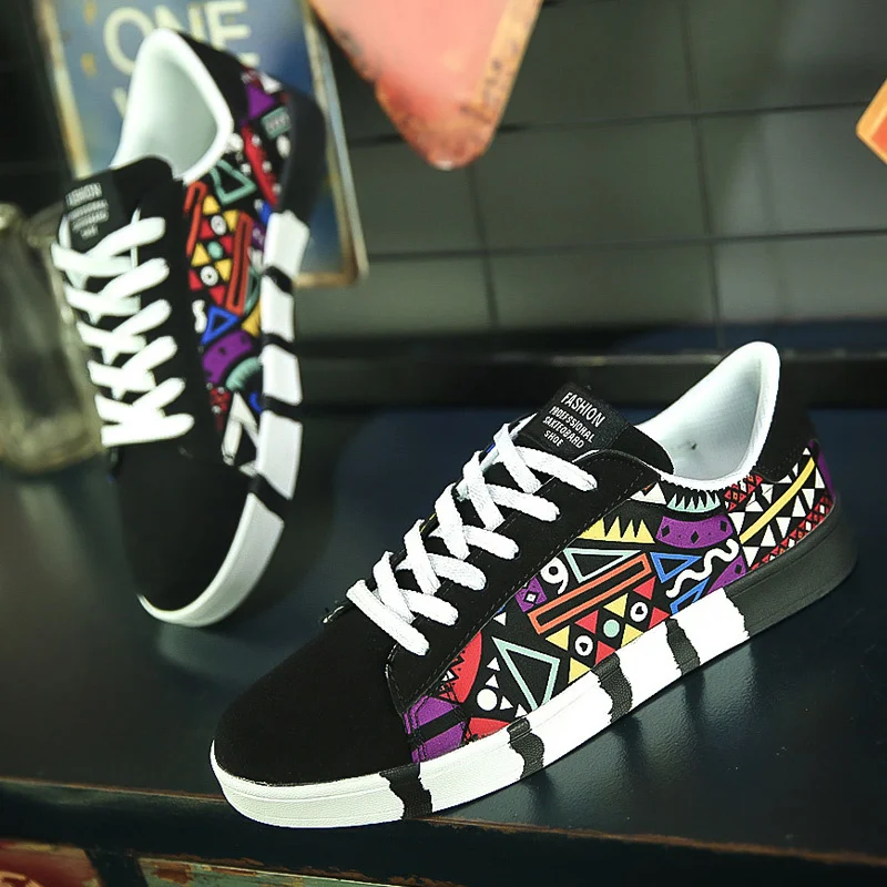 Sneakers Mens Casual Vulcanized Skateboarding Shoes Fashion Lace-up Breathable Sports Shoes Male
Sneakers Mens Casual Vulcanized Skateboarding Shoes Fashion Lace-up Breathable Sports Shoes Male