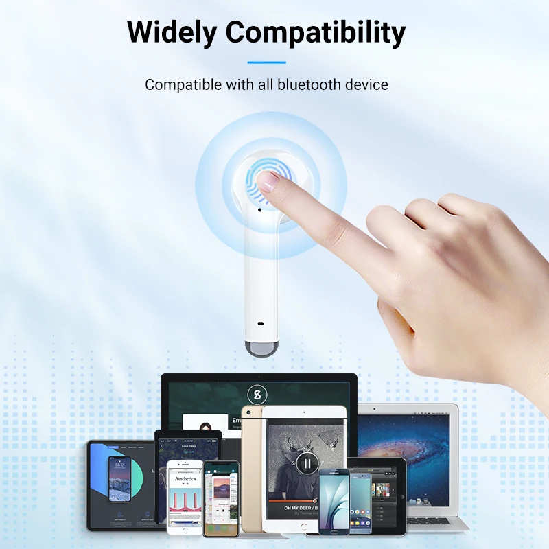 Langsdom Wireless Bluetooth Earphones Volume Control TWS Bluetooth 5.0 Earphone Wireless Headphones Waterproof Tap Control
Langsdom Wireless Bluetooth Earphones Volume Control TWS Bluetooth 5.0 Earphone Wireless Headphones Waterproof Tap Control