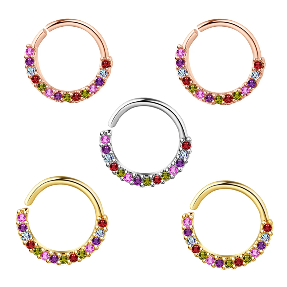 Латунные серьги-кольца для пирсинга носа, 16 г
Латунные серьги-кольца для пирсинга носа, 16 г