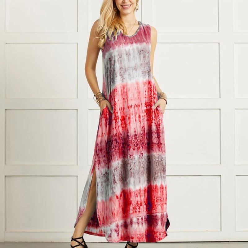 Women Tie Dye Print Long Sleeve Midi Stacked Sexy Party Club Maxi Sleeveless Dress Double Wear Bandage Long Irregular Dresses
Women Tie Dye Print Long Sleeve Midi Stacked Sexy Party Club Maxi Sleeveless Dress Double Wear Bandage Long Irregular Dresses