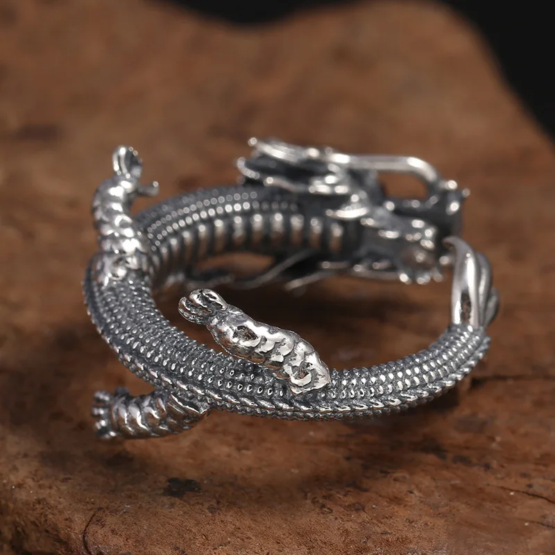 Vintage 316L Stainless Steel Dragon Ring Motorcycle Party Personality Mythology Animal Ring for Men Women Punk Hip Hop Jewelry
Vintage 316L Stainless Steel Dragon Ring Motorcycle Party Personality Mythology Animal Ring for Men Women Punk Hip Hop Jewelry