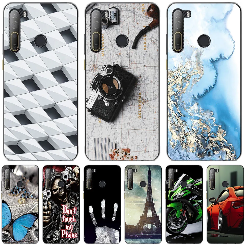 Чехлы и сумки для телефонов HTC Desire 20 Pro Plus 2020 6 5 дюймов Модный чехол с мраморным