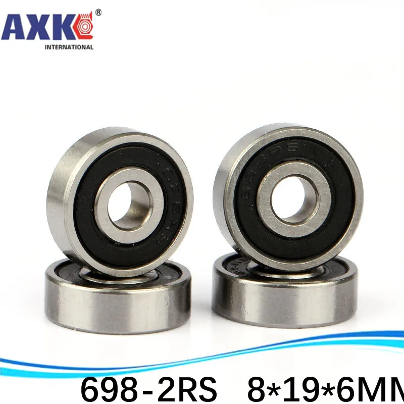 

(1pcs) The Rubber sealing cover Thin wall deep groove ball bearings 698-2RS 8*19*6 mm