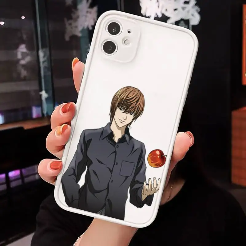 Death Note Ryuk kira Phone Cases Matte transparent For White iPhone 12 Mini 11 Pro XR XS Max 7 8 Plus X Back Cover
Death Note Ryuk kira Phone Cases Matte transparent For White iPhone 12 Mini 11 Pro XR XS Max 7 8 Plus X Back Cover