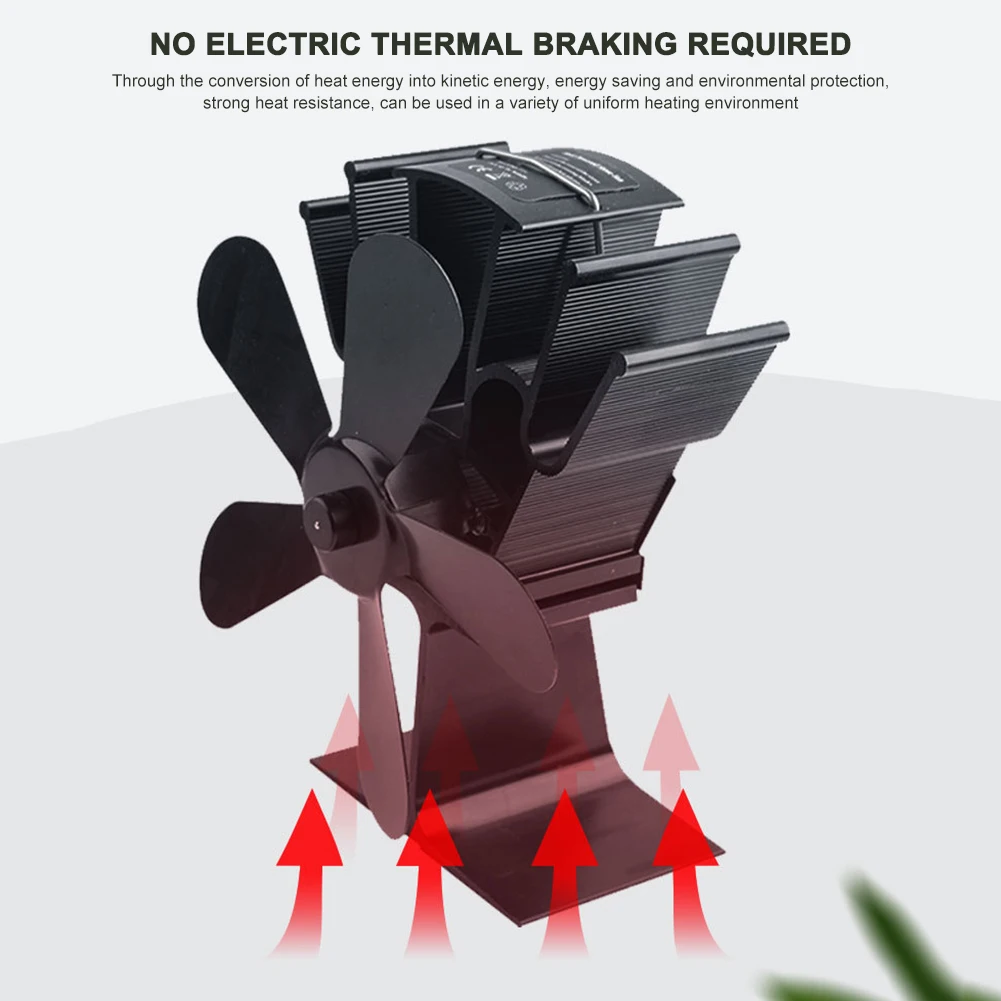 4 Blades Heat Powered Stove Fan Log Wood Burner Quiet Ecofan for Home Fireplace Safe Wood Burning Stove Eco-fan
4 Blades Heat Powered Stove Fan Log Wood Burner Quiet Ecofan for Home Fireplace Safe Wood Burning Stove Eco-fan
