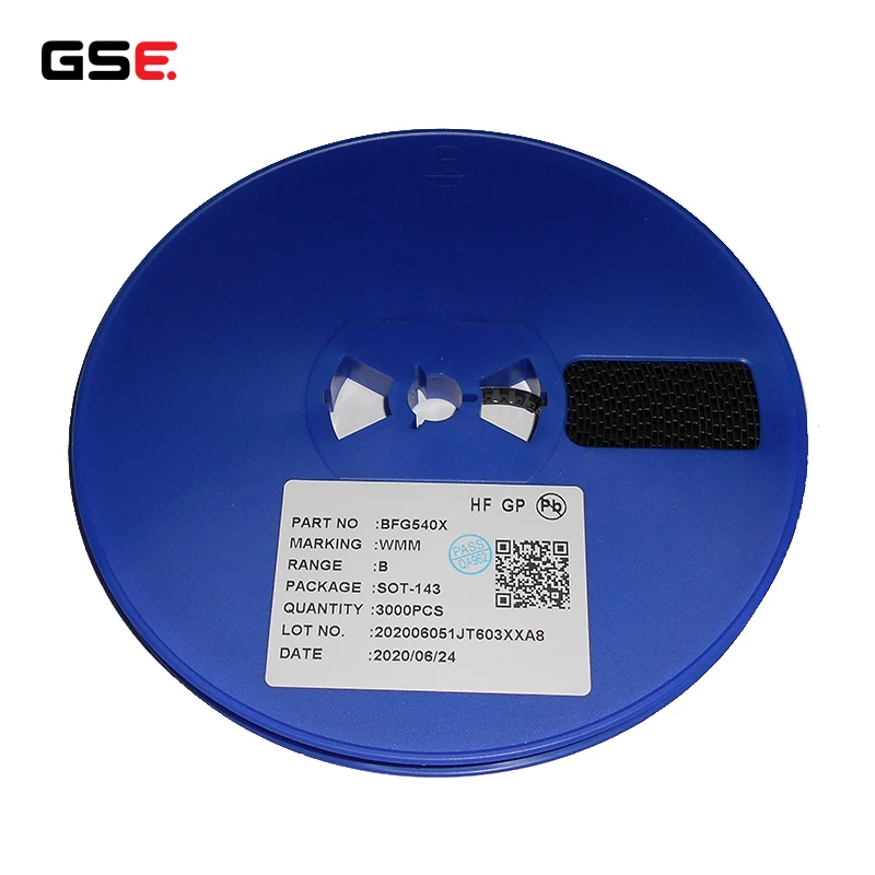 BFG540X SOT-143 SMD HF Низкошумный транзистор FT9G высокочастотный Новый 100 шт./лот
BFG540X SOT-143 SMD HF Низкошумный транзистор FT9G высокочастотный Новый 100 шт./лот