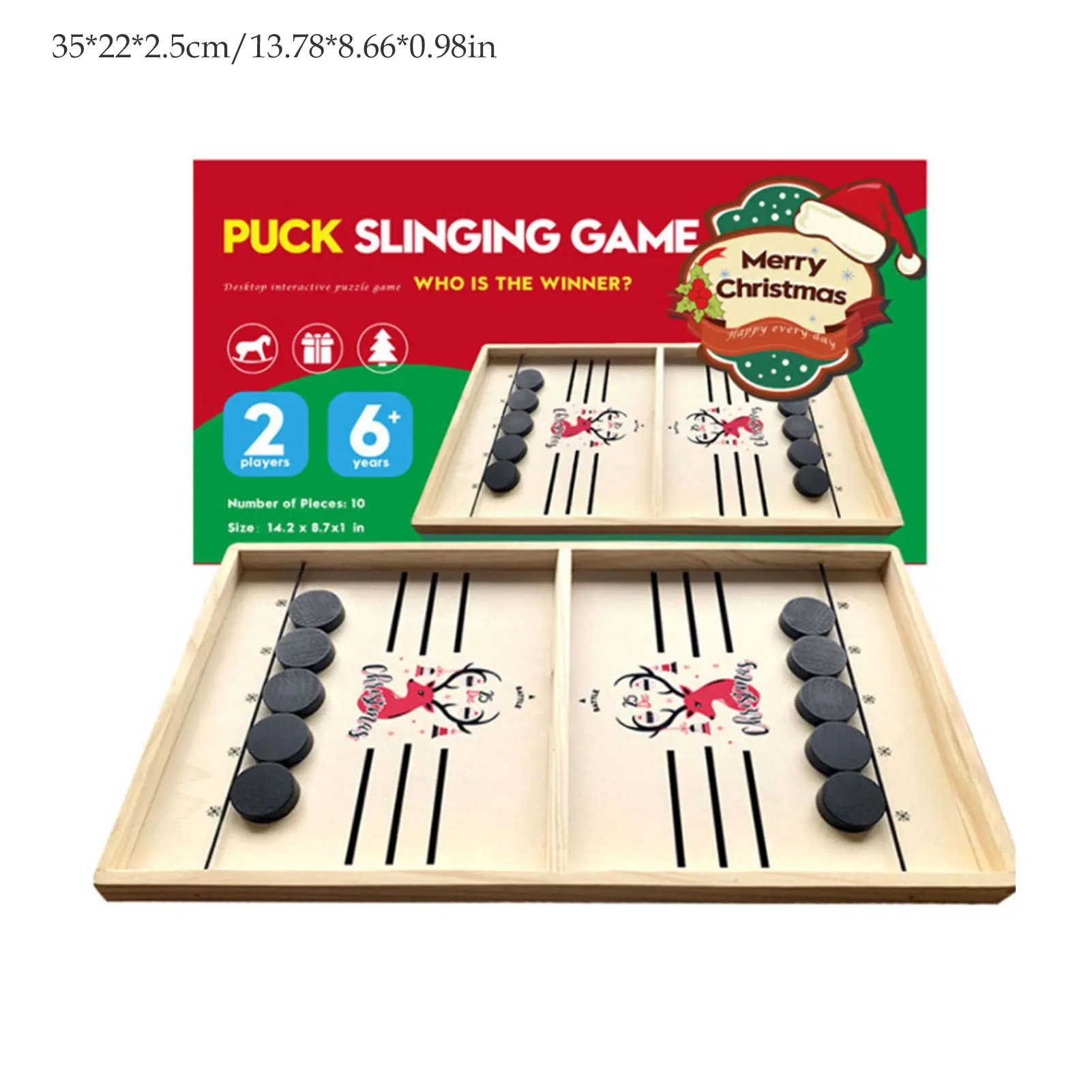 Fast SlingPuck Game Board Game Foosball Winner Game Bouncing Chess Table Hockey Game Catapult Chess Parent-child Interactive Toy
Fast SlingPuck Game Board Game Foosball Winner Game Bouncing Chess Table Hockey Game Catapult Chess Parent-child Interactive Toy