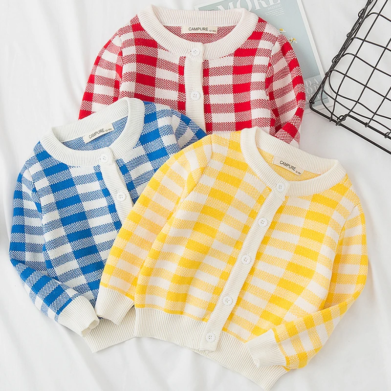 Kids Sweater Coats Children Boy Girl British Check Neck Plaid Cardigan Knitted CardiganCoat Toddler Jacket Outerwear Clothes
Kids Sweater Coats Children Boy Girl British Check Neck Plaid Cardigan Knitted CardiganCoat Toddler Jacket Outerwear Clothes