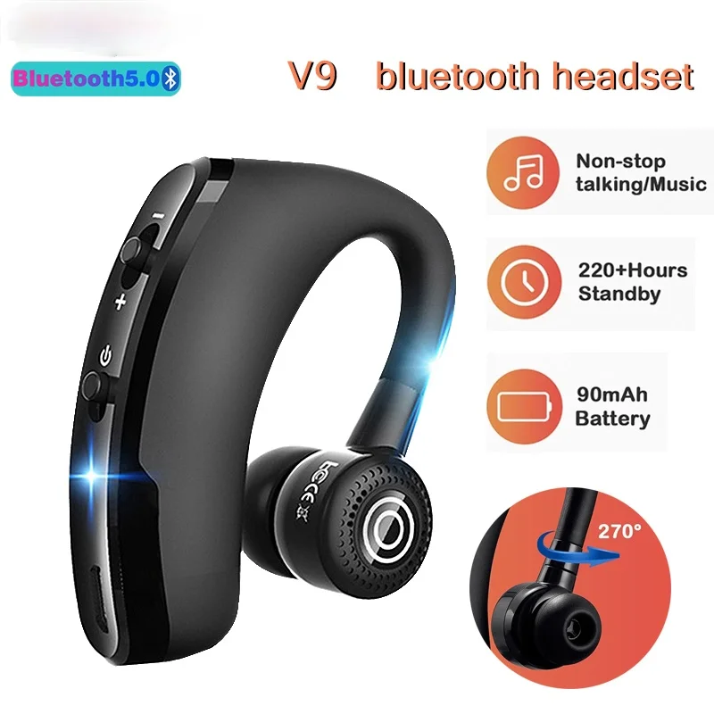 V9 TWS Wireless Headphones Bluetooth Ear-hook Gaming Headsets Waterproof Sports Earbuds For Xiaomi Huawei Iphone Music Earphones
V9 TWS Wireless Headphones Bluetooth Ear-hook Gaming Headsets Waterproof Sports Earbuds For Xiaomi Huawei Iphone Music Earphones