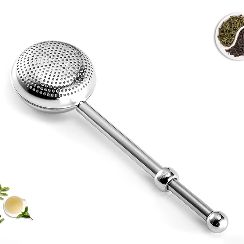 Stainless Steel Tea Strainer Teapot Ball Mesh Tea Infuser Push Style Metal Spice Tea Kitchen Accessories Infuser Strainer Tool
Stainless Steel Tea Strainer Teapot Ball Mesh Tea Infuser Push Style Metal Spice Tea Kitchen Accessories Infuser Strainer Tool