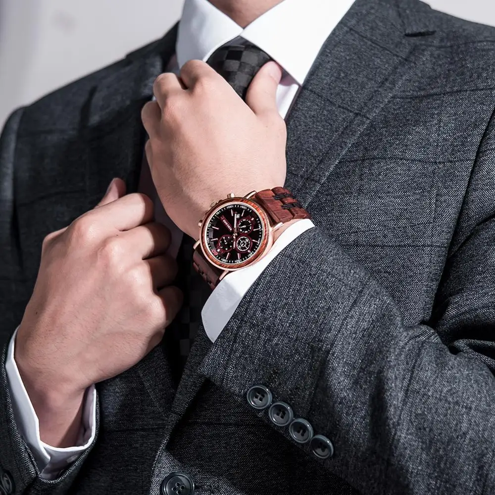 Relogio Masculino BOBO BIRD Wood Watch Men Top Brand Luxury Stylish Chronograph Military Watches Great Gift for Boyfriend OEM 
Relogio Masculino BOBO BIRD Wood Watch Men Top Brand Luxury Stylish Chronograph Military Watches Great Gift for Boyfriend OEM