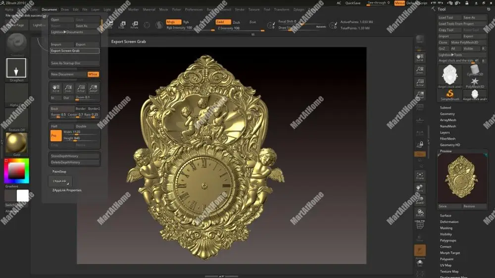 3D Model STL File Round Carving Drawing European Angel Wall Clock for CNC Router Engraving & 3D Printing Relief 
3D Model STL File Round Carving Drawing European Angel Wall Clock for CNC Router Engraving & 3D Printing Relief