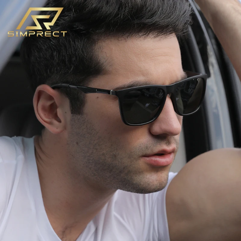 SIMPRECT Polarized Sunglasses Men 2021 Aluminum-Magnesium Mirror Square Sunglasses Retro Anti-glare Driver's Sun Glasses For Men
SIMPRECT Polarized Sunglasses Men 2021 Aluminum-Magnesium Mirror Square Sunglasses Retro Anti-glare Driver's Sun Glasses For Men