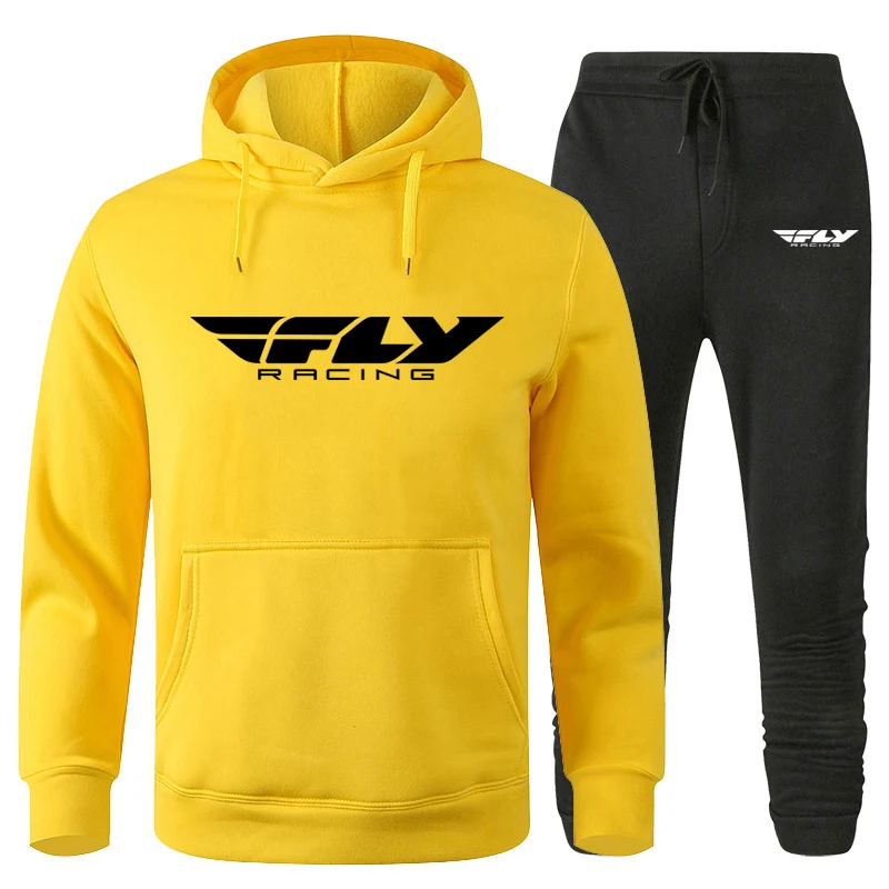 Fashion Mens Pullovers Sweater Cycling Brand FLY Men Tracksuits Hoodie Two Pieces + Pants Sports Shirts Fall Winter Track suit
Fashion Mens Pullovers Sweater Cycling Brand FLY Men Tracksuits Hoodie Two Pieces + Pants Sports Shirts Fall Winter Track suit