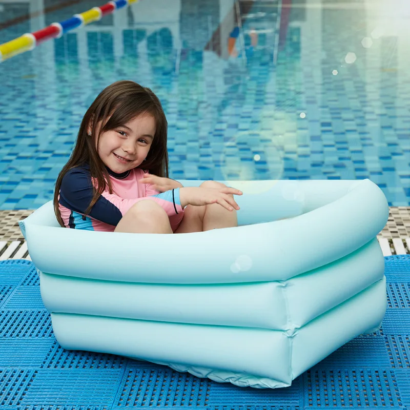Фото Детский надувной бассейн высококачественный детский для домашнего