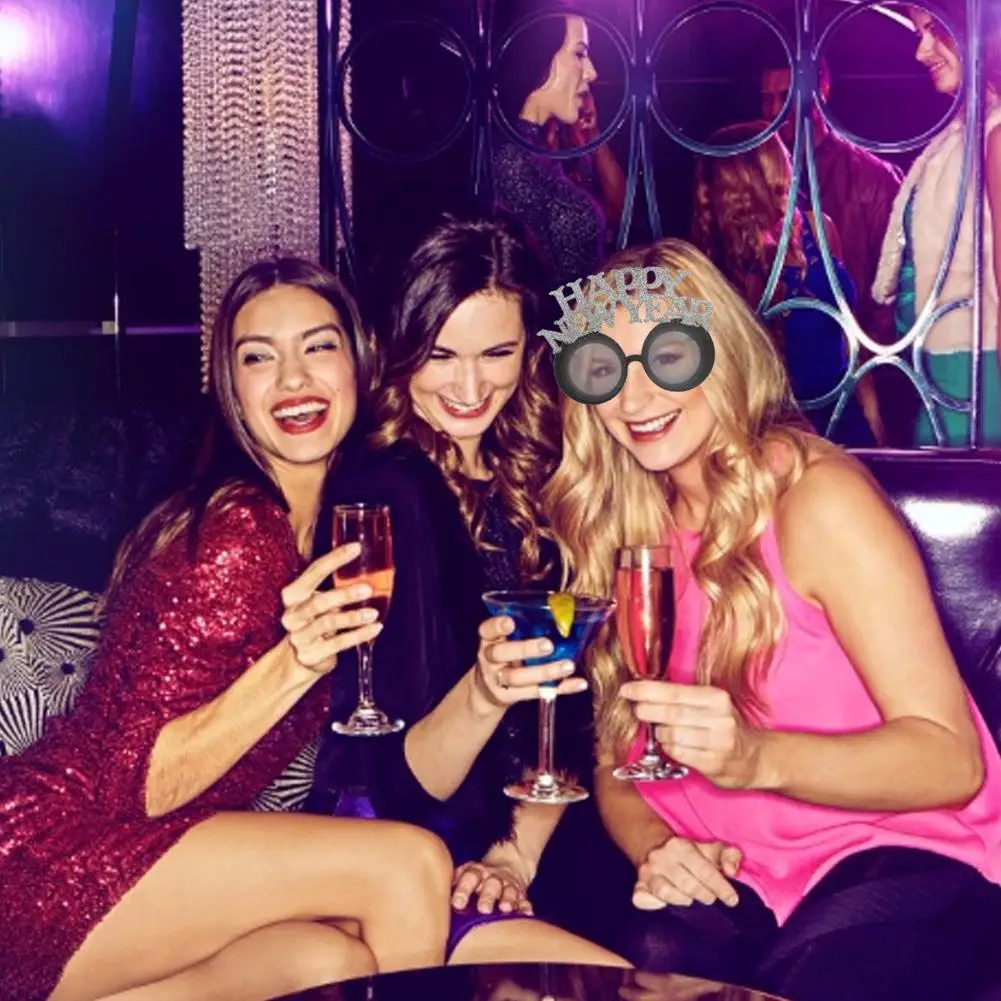 Новогодние очки забавные реквизит для костюмированной вечеринки товары бара