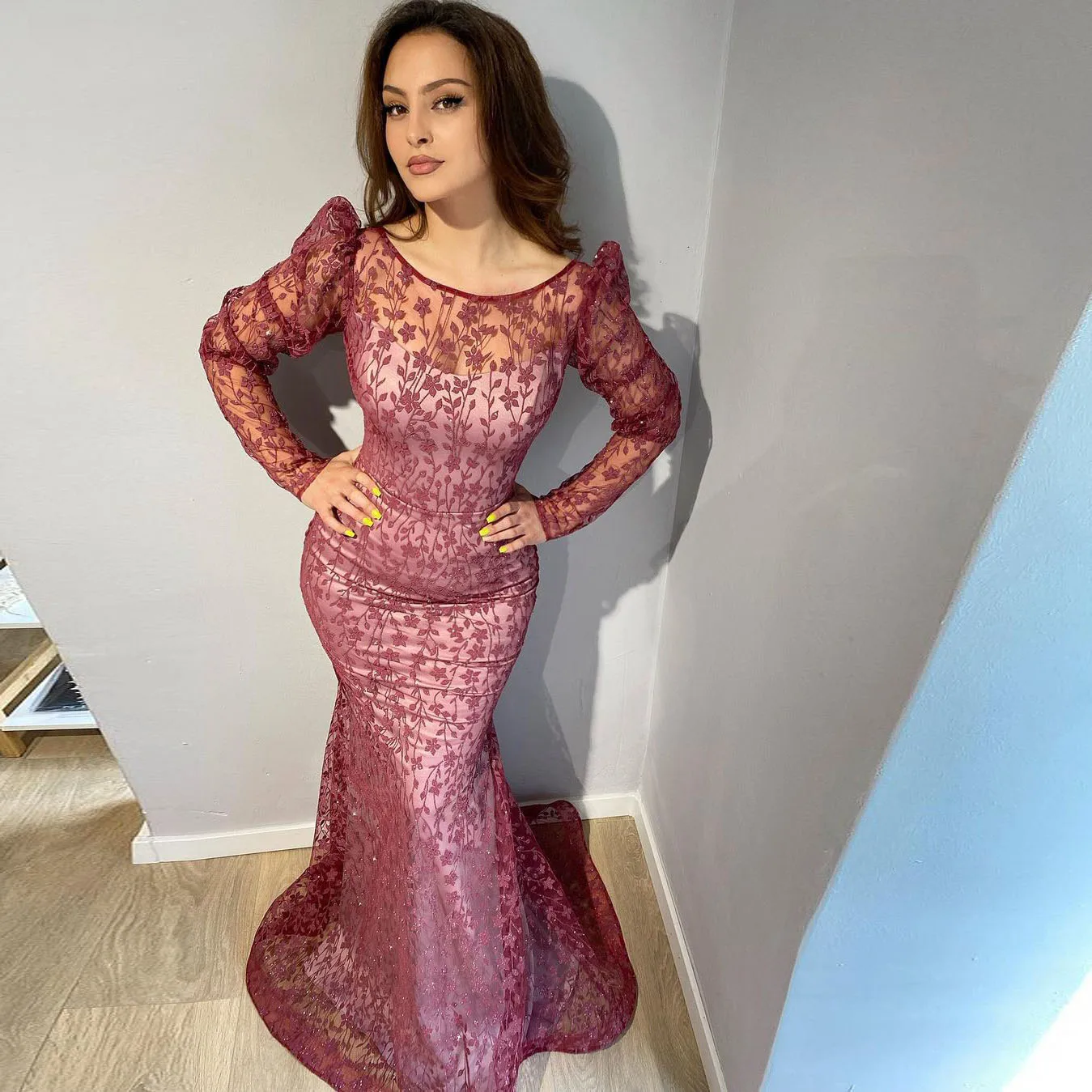 Light Purple Elegant Exquisite Evening Dress Floor Length O-Neck Applique Tulle Women Dress Simple Party Dress Custom Made
Light Purple Elegant Exquisite Evening Dress Floor Length O-Neck Applique Tulle Women Dress Simple Party Dress Custom Made
