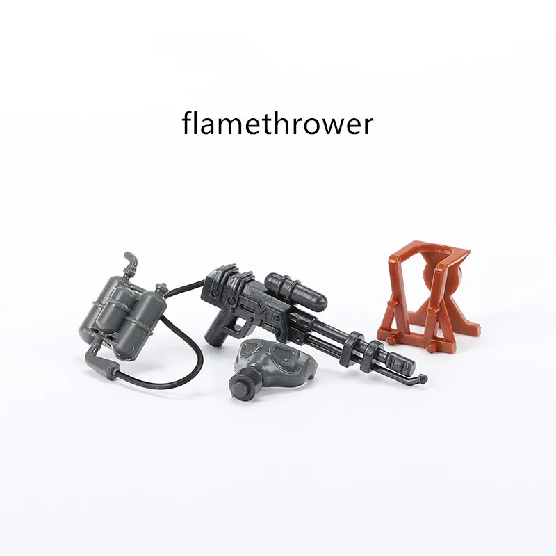 Military Building Blocks Figure Accessories Flamethrower DIY Creative Scene Weapon Parts Educational Assembly Children Toys
Military Building Blocks Figure Accessories Flamethrower DIY Creative Scene Weapon Parts Educational Assembly Children Toys
